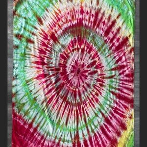 Rasta Spiral Tapestry by STELLAR